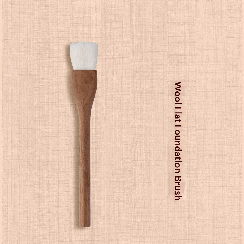 Wool Flat  Foundation Brush